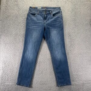 Kut From The Kloth Carrie Jeans Womens 12 Blue Cotton Denim Boyfriend Stretch